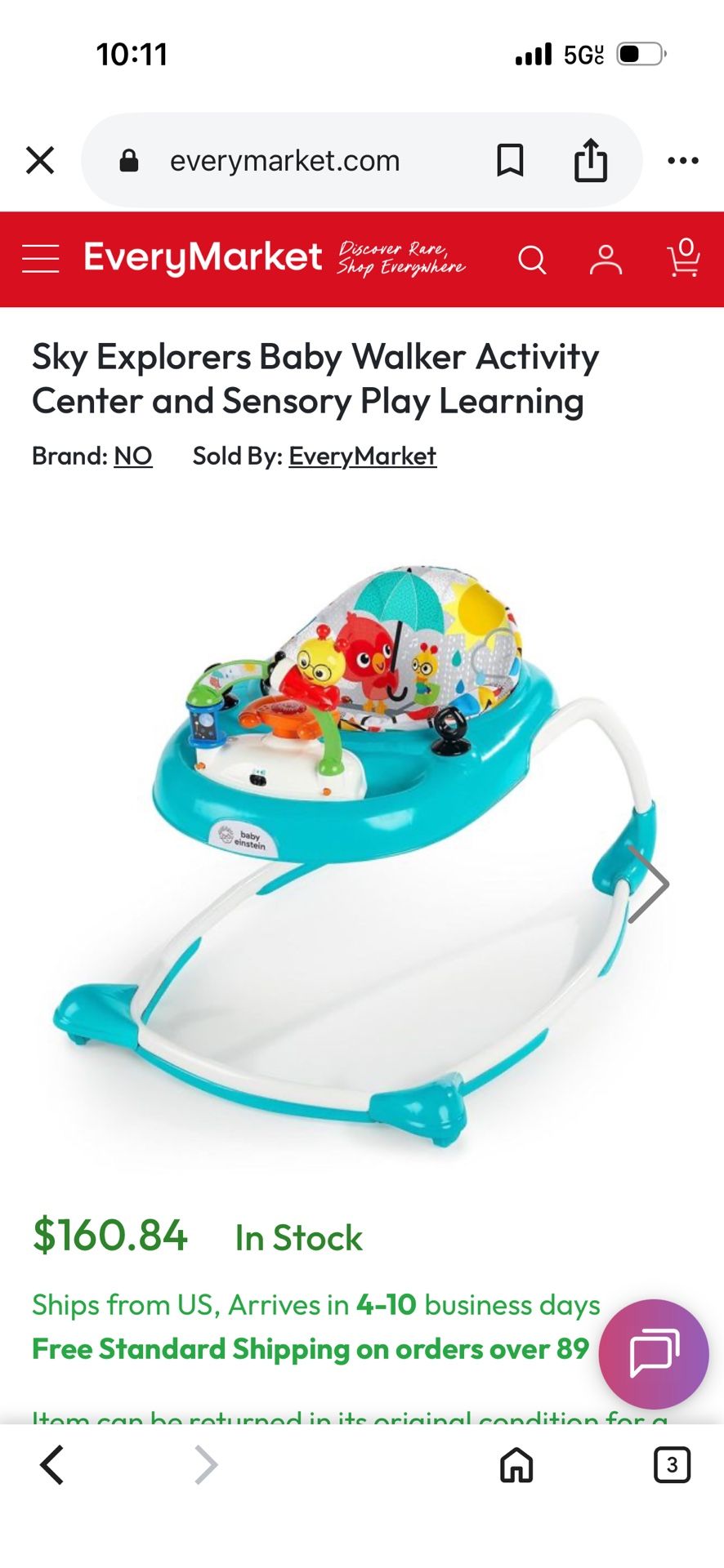 Baby Walker Activity Center