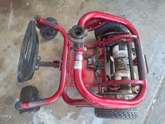 Pair of 24V electric motors with chassi and airless tires