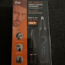 Ear and Nose Hair Trimmer for Men Women, 3-in-1 Professional Painless USB Rechargeable Eyebrow Trimmer, Nose Hair Trimmer for Men, Facial Hair Remover