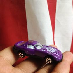 Vintage Sun Toys Car Rare DJ Purple White Interior