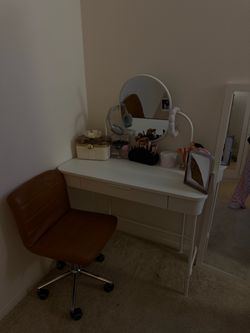 Makeup Vanity with Chair