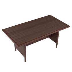 NEW - Outdoor Rattan Dining Table