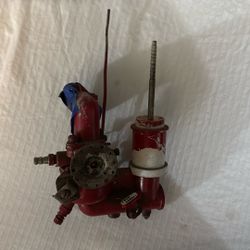 Vintage Red Briggs and Stratton Carburetor Assembly 3, 3.5, 5 HP Horizontal Engine 