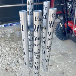 Heavy duty large personalized wind chimes