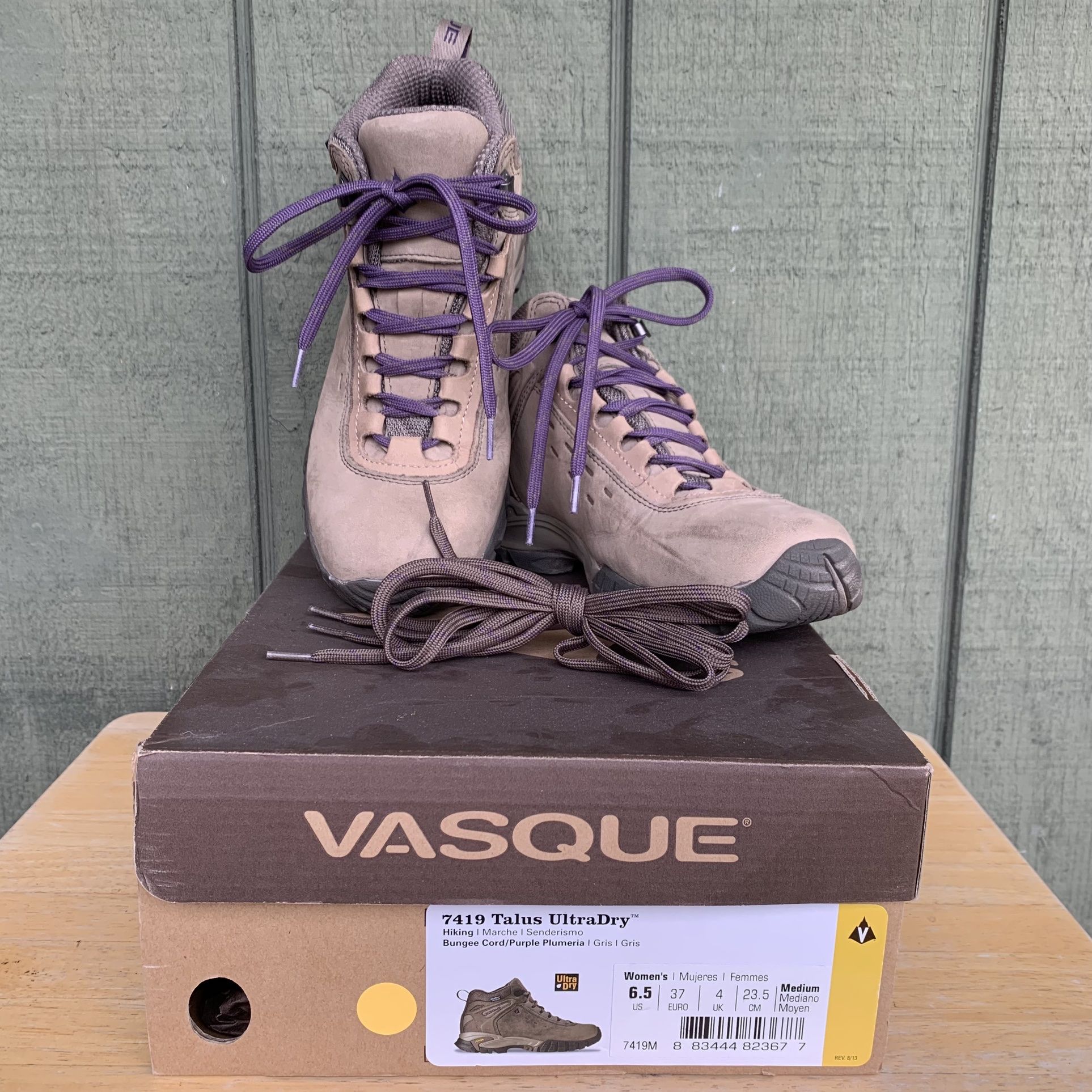 Vasque Womens Talus UltraDry Brown Waterproof Vibram Hiking Boots Size 6.5 7419 for Sale in West Covina CA OfferUp