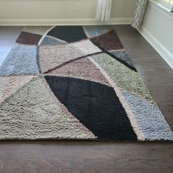 Orian Rugs Divulge Blue 79"x116"