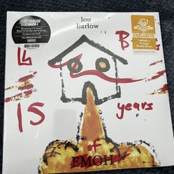 Lou Barlow EMOH Exclusive Limited Edition Yellow Orange Swirl Vinyl LP SIGNED