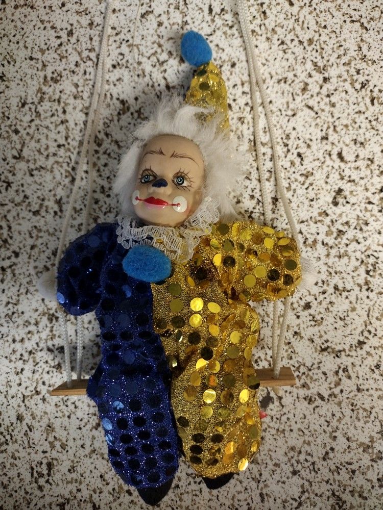 Antique Puppet Clown Antiques