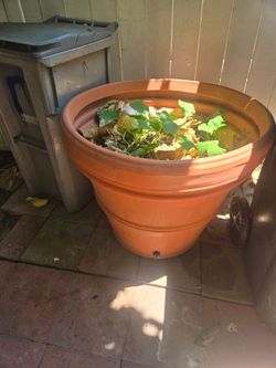 Large Terracotta Plastic Planter Pot