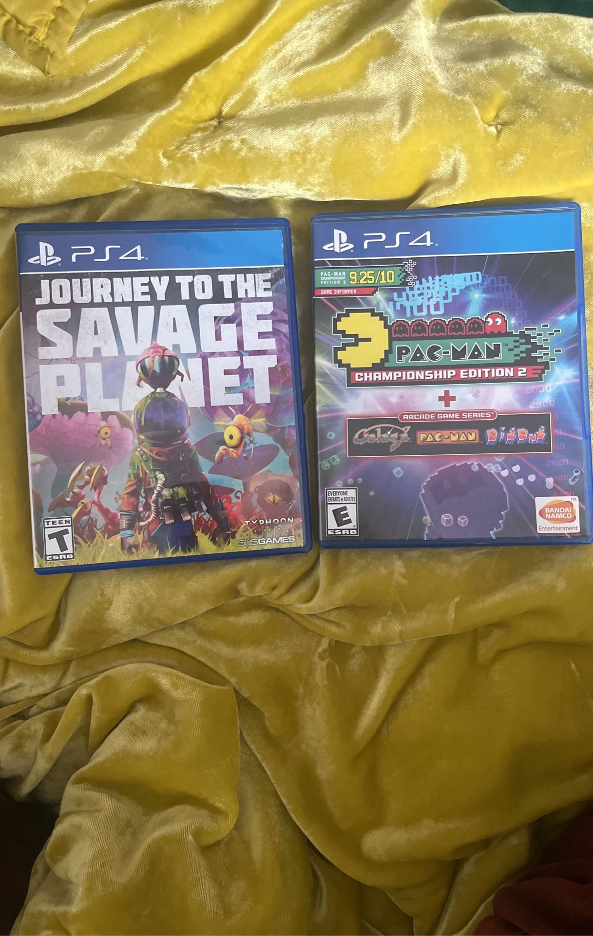 PS4 Journey To The Savage Planet - Pac-Man Champions Ship Edition To Plus Arcade Game Series GALAGA Pac-Man Dig Doug