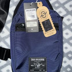 Brand New True Religion Sling Bag - Navy Blue