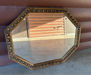 Antique Octagon Mirror
