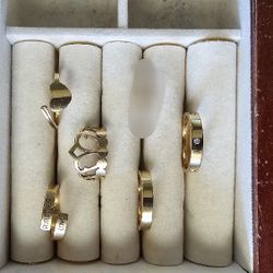 new stainless steel rings size 9