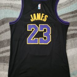 LEBRON JAMES NEW CITY EDITION LAKERS JERSEY Sizes M,L,XL,XXL