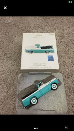 Hallmark 2008 1960 Ford F 100 Ornament