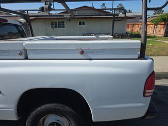 Weather proof tool boxes. 2 side ones