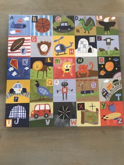 A-Z Canvas Print