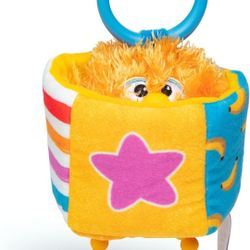 Ms. Rachel Official Herbie Sensory Take-Along Toy, Baby Swing & Baby Stroller Teething Toys w/Rattle & Clip, Toddler Toys for Girls & Boys Ages 3 Mont