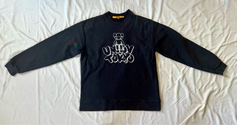 KAWS X Union LA Cotton Tokyo Crewneck Sweater Black Size M