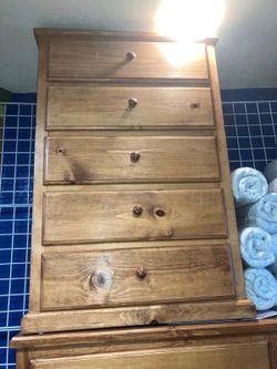 ‼️Genuine solid wood dresser