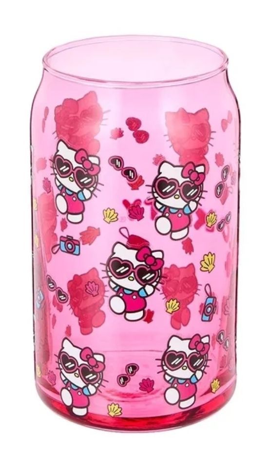 New sanrio hello kitty glass cup set of 2