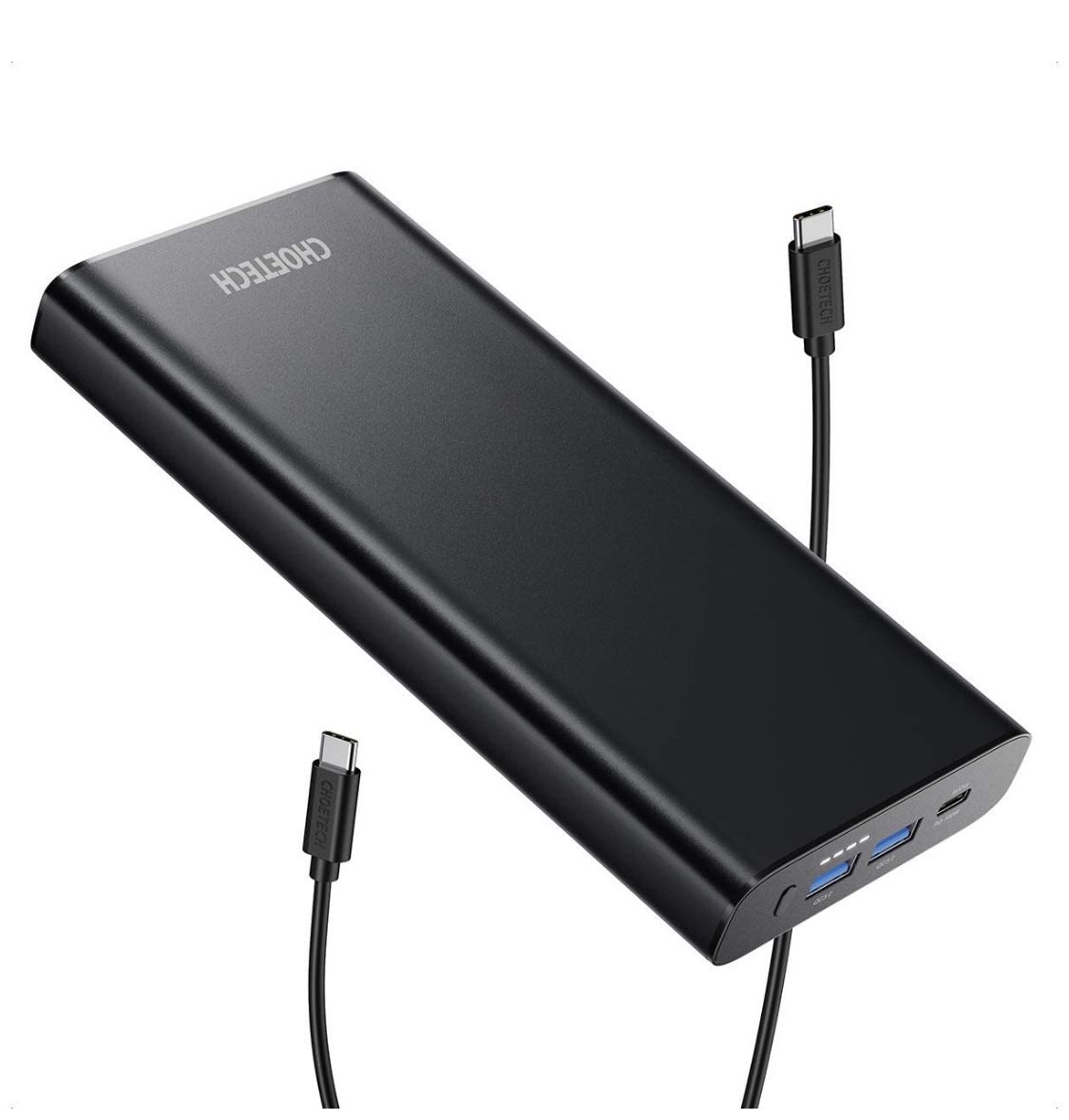 CHOETECH Portable Charger 26800mAh 100W PD 3.0 USB-C Power Bank with a USB-C Port (Input 60W Output 100W) 2 QC 3.0 USB-A Ports for Laptop, MacBook/iP