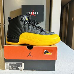 Jordan 12 Black And Yellow Size 9 used