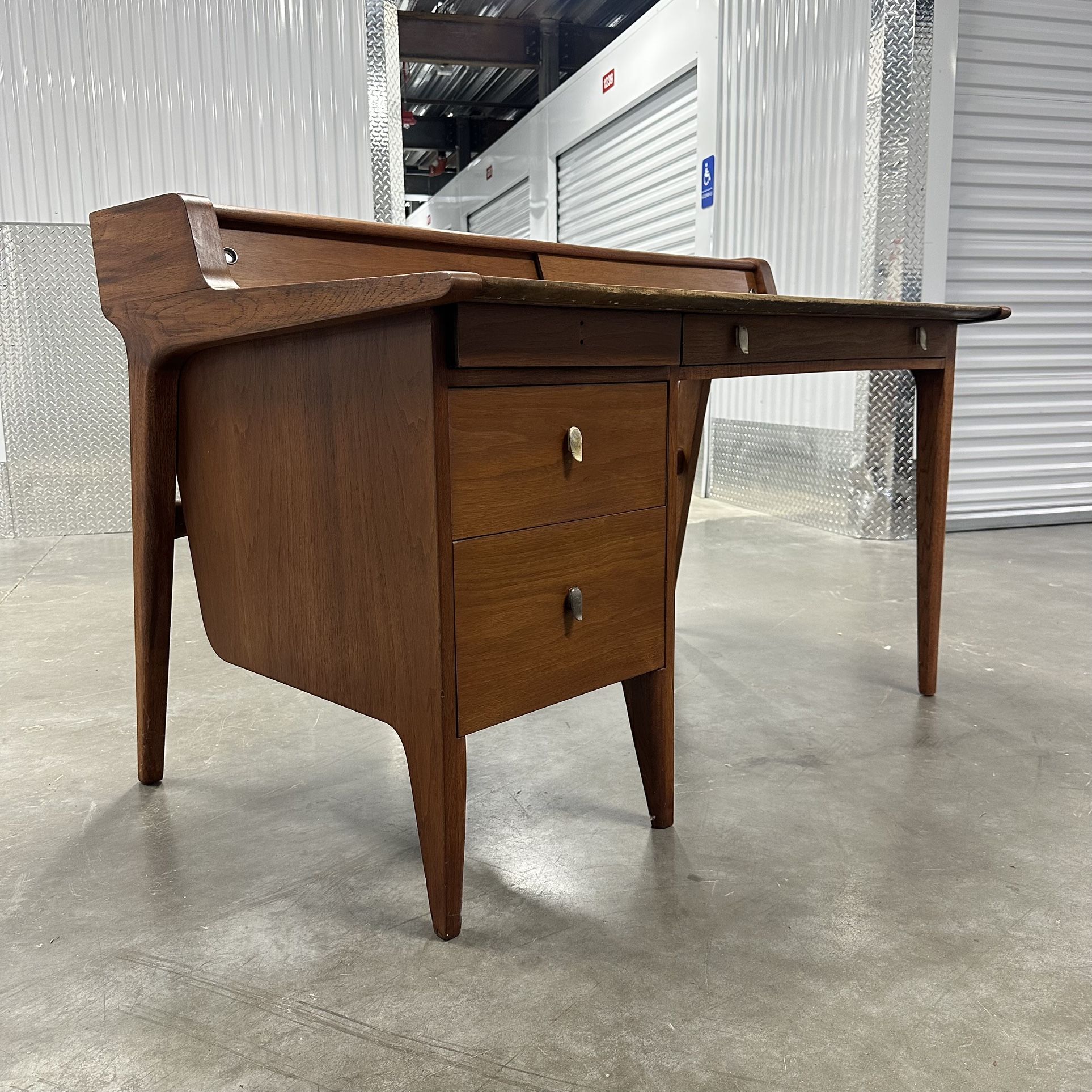 Drexel Profile MCM Solid Wood Desk -Delivery Available