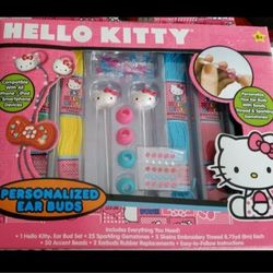 Hello Kitty Ear Buds/HABLO ESPAÑOL 