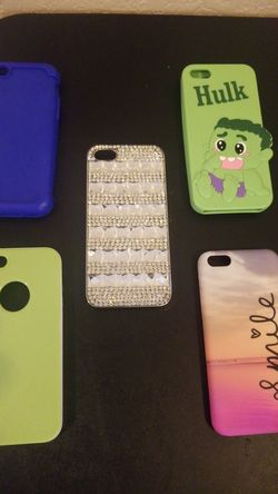 IPhone 5 5c 5 SE used cases but in good condition