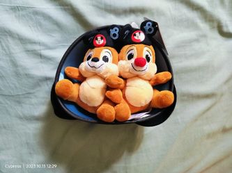 Disney Parks 2018 Chip N Dale Ear Hat Plush