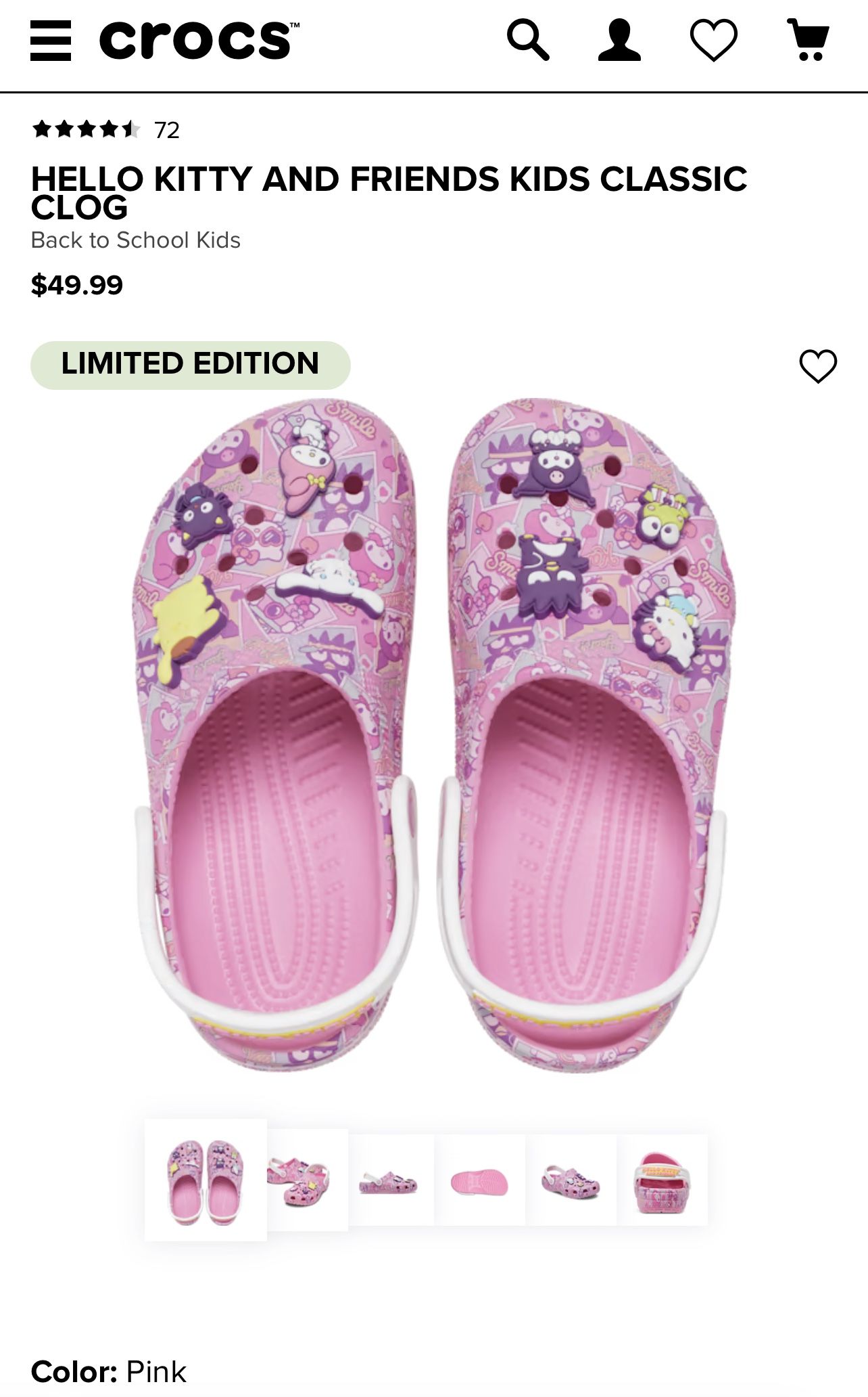 Hello Kitty Crocs
