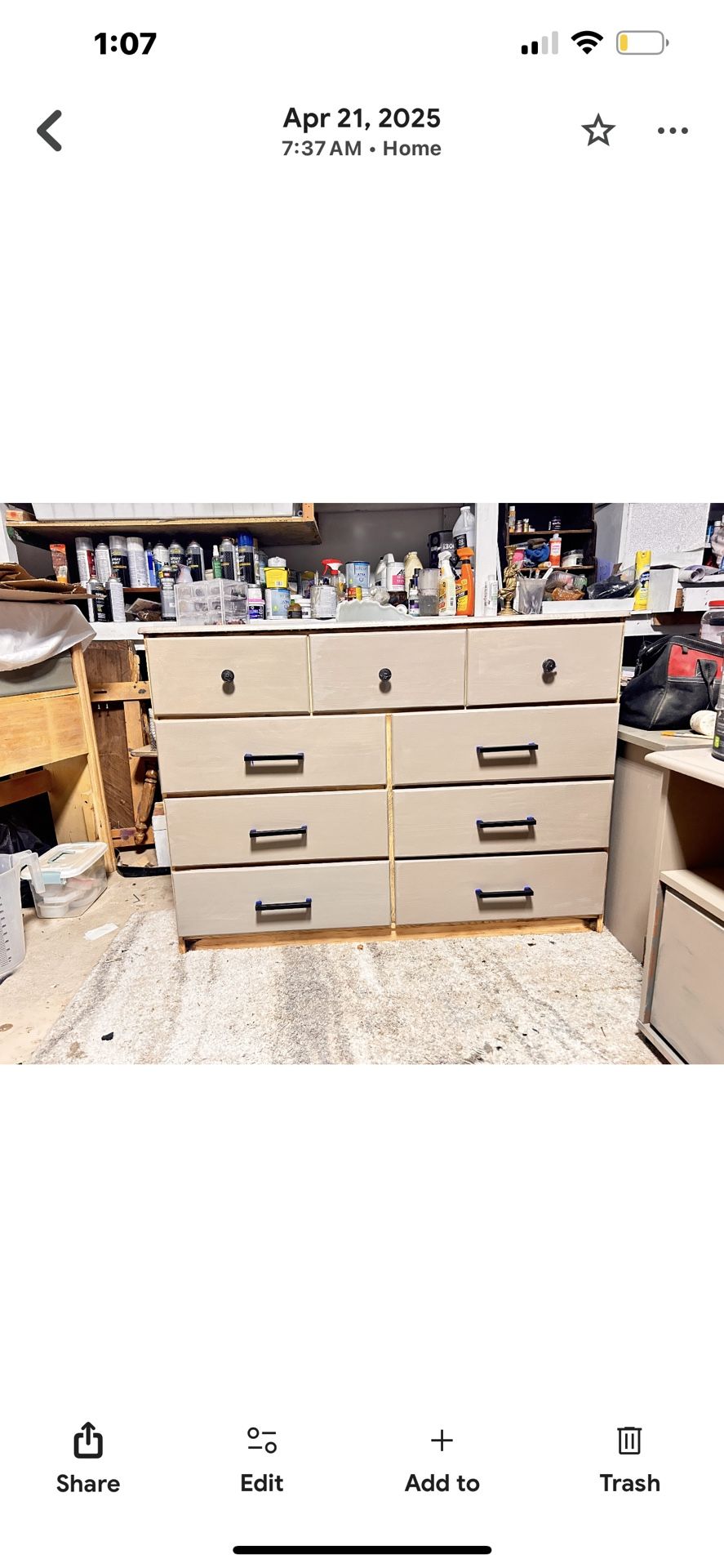 Dresser Newly Refurbished And Paint