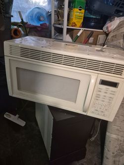 Modern Big White Microwave