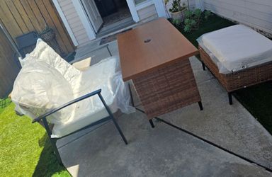 outdoor Rattan Patio dining set