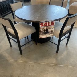 Five Piece Round Dinette Set