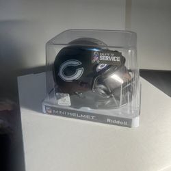 RIDDELL SALUTE TO SERVICE CHICAGO BEARS MINI HELMET 