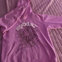 Pink spider hoodie