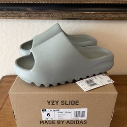 Size 6 Men's/ 7 Women's - adidas Yeezy Slide Salt New In Box ID5480