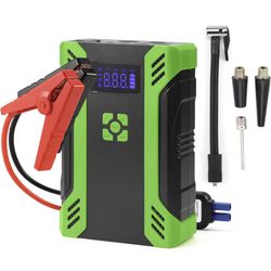5-in-1 solar power bank CELLGEAR Portable Car Jump Starter with Air Compressor,2000A 150PSI Jump Starter Battery Pack(8.5L Gas/8.0L Diesel Engine) Dig