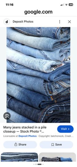 Jeans and shorts lot