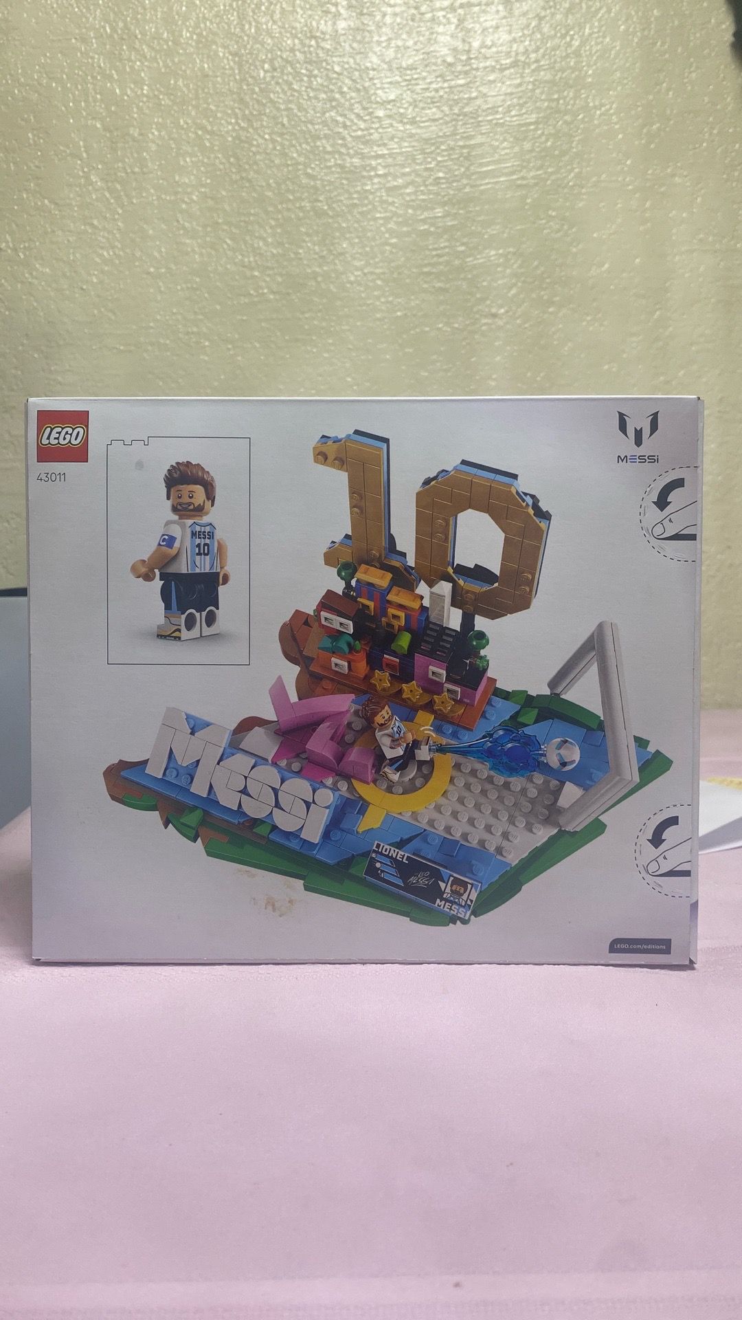 Lionel Messi Soccer Highlights Lego set