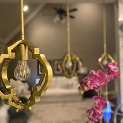 Set Of 3 Light Fixture Pendant 20 EACH