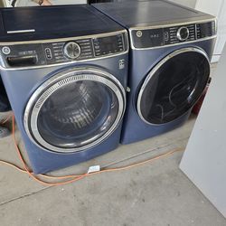 G.E front loading washer and gas dryer working thirty day.Warranty