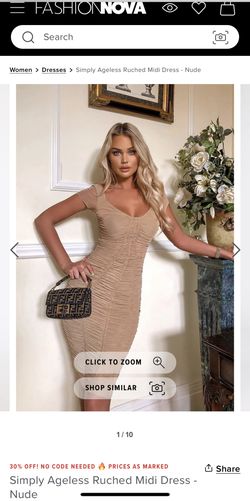 Fashion Nova Nude Dress
