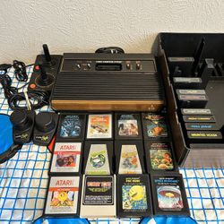 Atari 2600 With Over 20 Games! Vintage Retro Works 