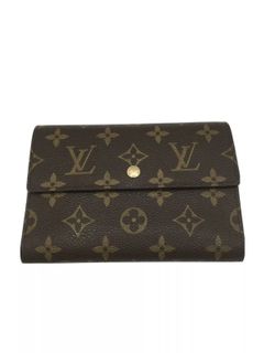 Authentic Louis Vuitton Monogram Porte Tresor  Papiers Trifold Monogram Wallet