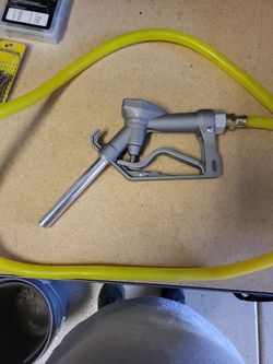 Aluminum Fuel Nozzel W Hook New