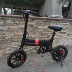 2024 HOVSCO HY-C14 14" 3-Speed Folding Electric Bike