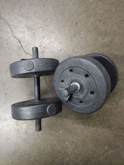 15 lbs dumbells - pair